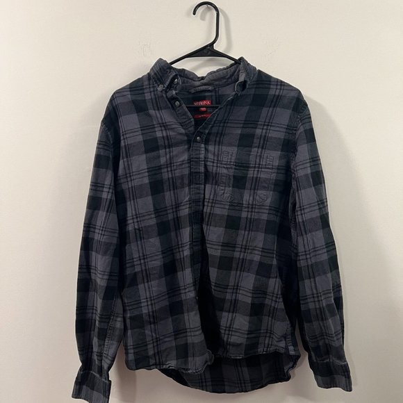 Plaid Button-up Shirt - Picture 1 of 3